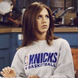 Knicks Crewneck, Rachel Green Knicks Sweater, Friends Crewneck